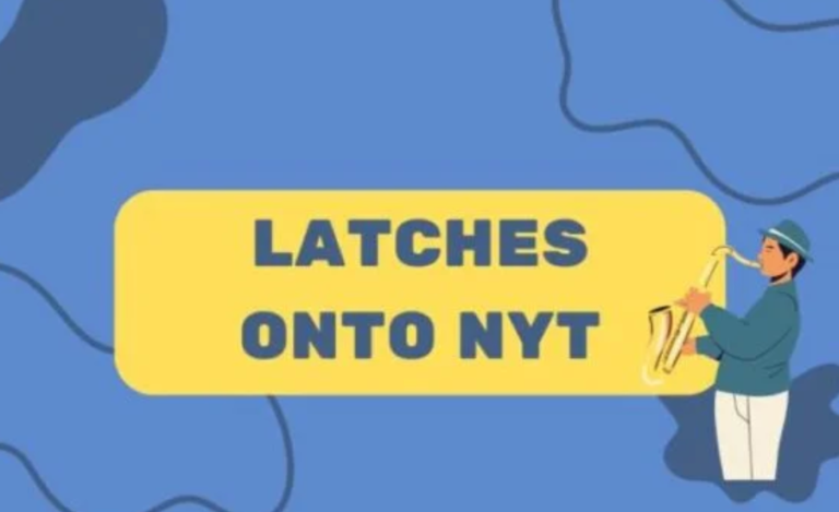 latches onto nyt crossword clue